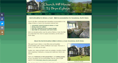 Desktop Screenshot of church-hill-house.co.uk